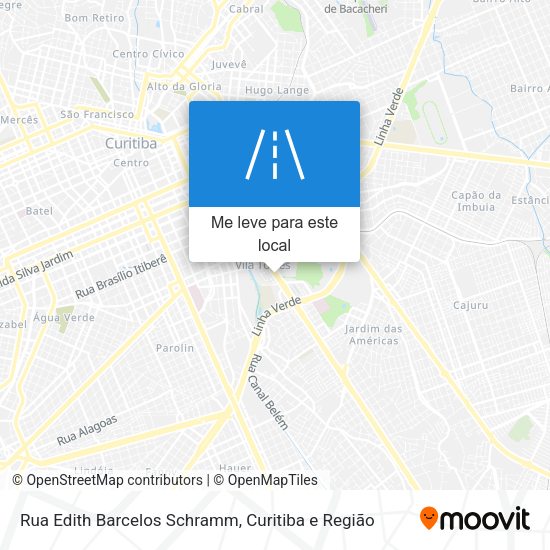 Rua Edith Barcelos Schramm mapa