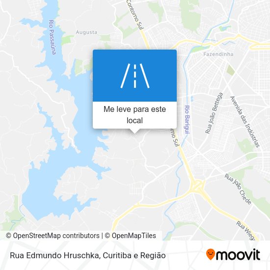 Rua Edmundo Hruschka mapa