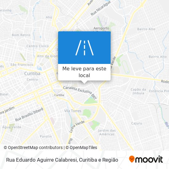 Rua Eduardo Aguirre Calabresi mapa