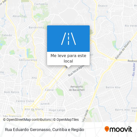 Rua Eduardo Geronasso mapa