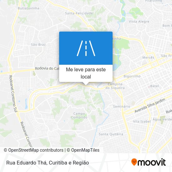 Rua Eduardo Thá mapa