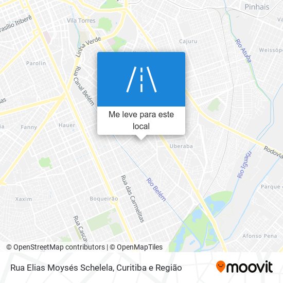 Rua Elias Moysés Schelela mapa