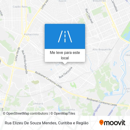 Rua Elizeu De Souza Mendes mapa