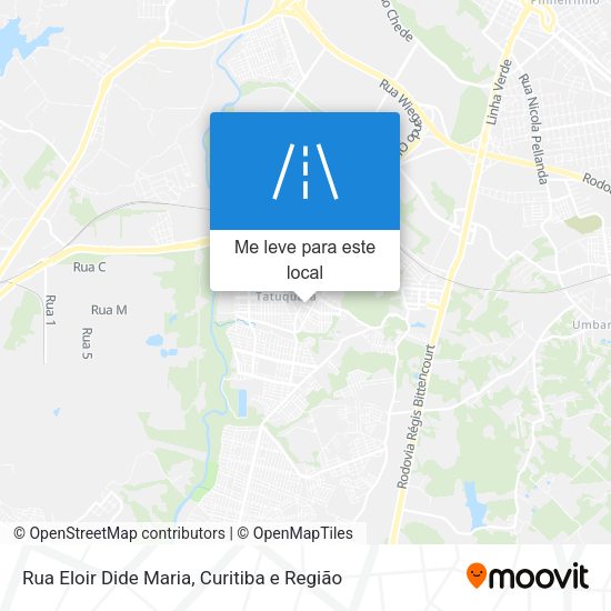 Rua Eloir Dide Maria mapa