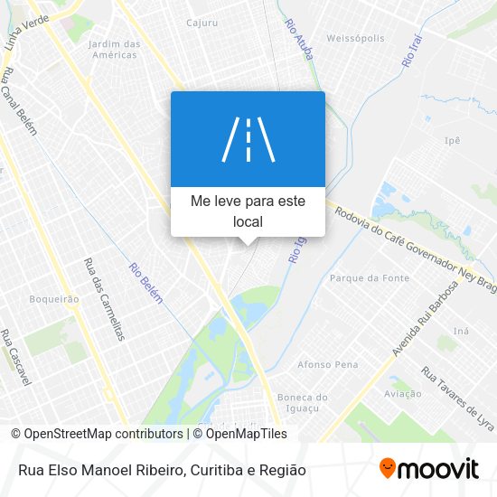 Rua Elso Manoel Ribeiro mapa