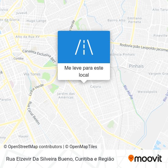 Rua Elzevir Da Silveira Bueno mapa