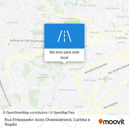 Rua Embaixador Assis Chateaubriand mapa