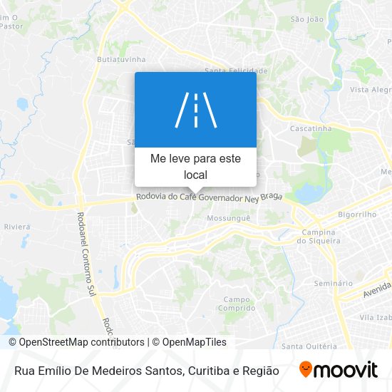 Rua Emílio De Medeiros Santos mapa