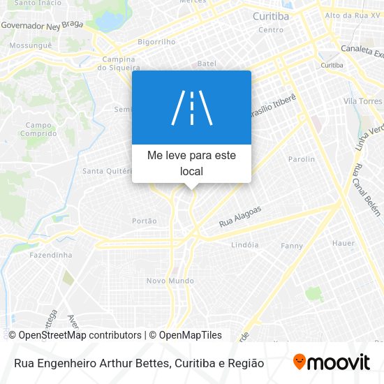 Rua Engenheiro Arthur Bettes mapa