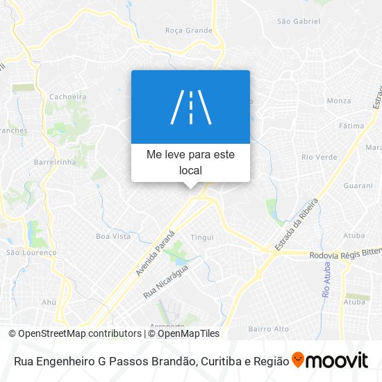 Rua Engenheiro G Passos Brandão mapa