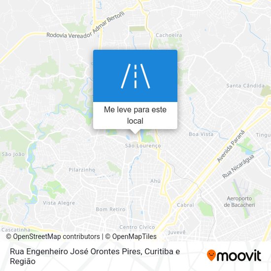 Rua Engenheiro José Orontes Pires mapa