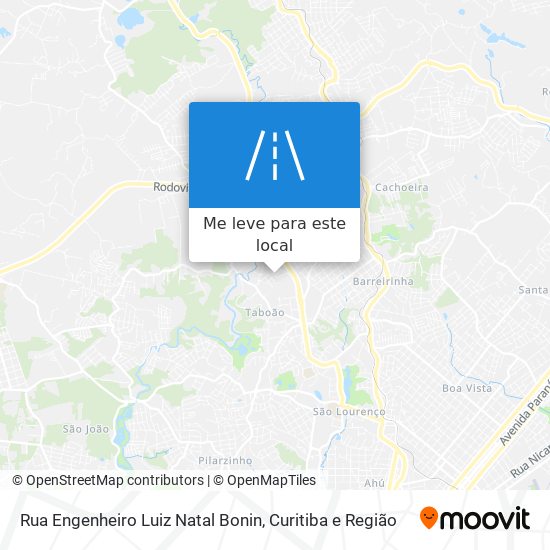 Rua Engenheiro Luiz Natal Bonin mapa