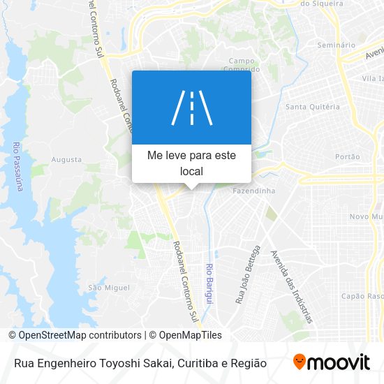 Rua Engenheiro Toyoshi Sakai mapa