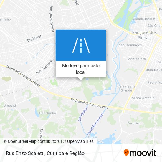 Rua Enzo Scaletti mapa
