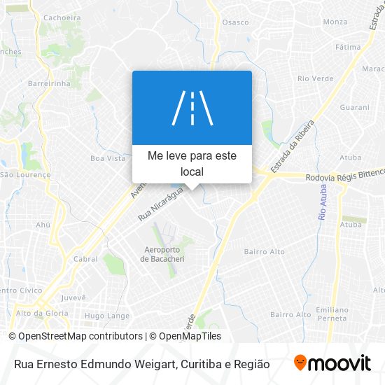 Rua Ernesto Edmundo Weigart mapa