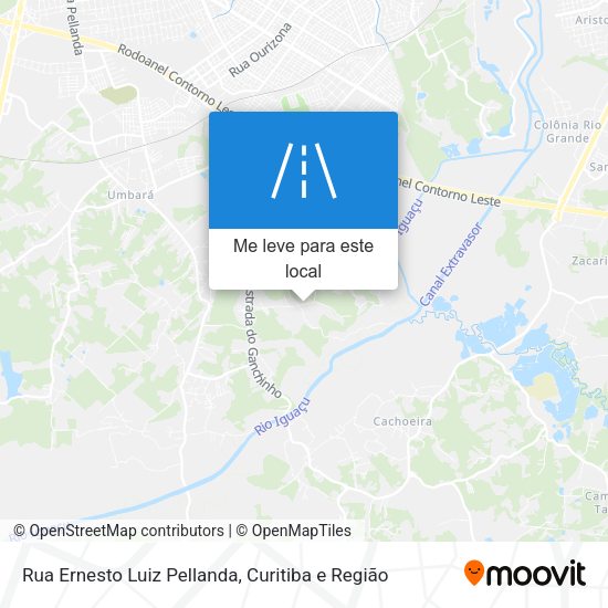 Rua Ernesto Luiz Pellanda mapa