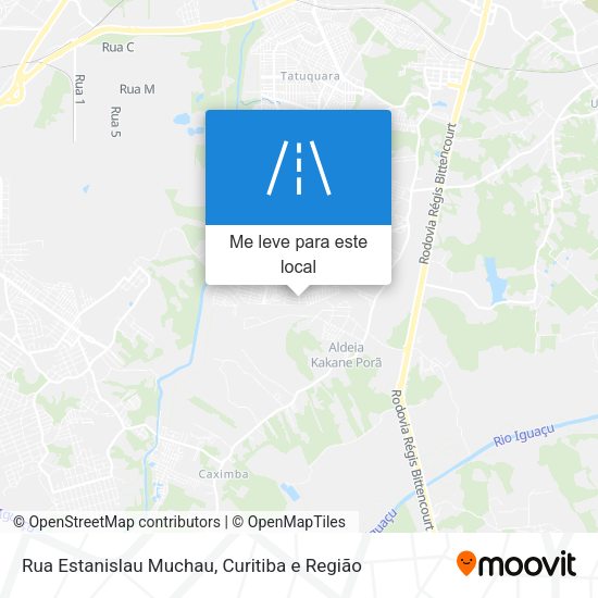 Rua Estanislau Muchau mapa