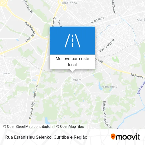 Rua Estanislau Selenko mapa