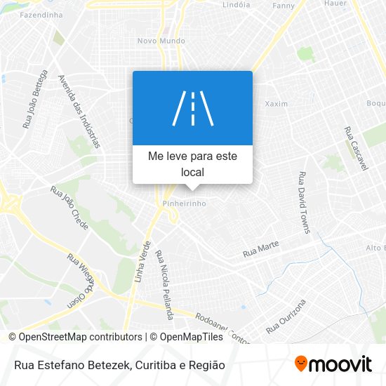 Rua Estefano Betezek mapa