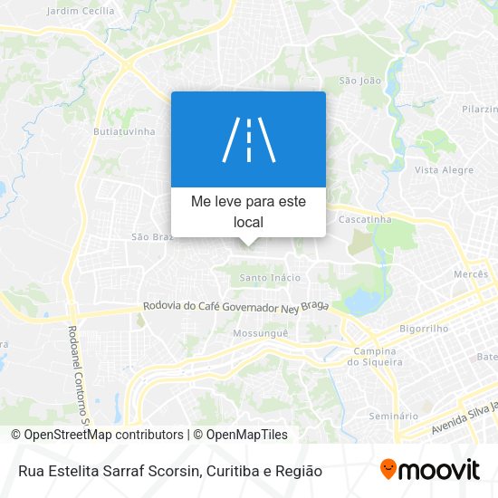 Rua Estelita Sarraf Scorsin mapa