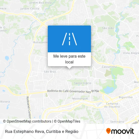 Rua Estephano Reva mapa