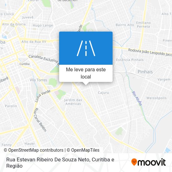 Rua Estevan Ribeiro De Souza Neto mapa