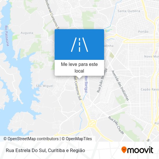 Rua Estrela Do Sul mapa