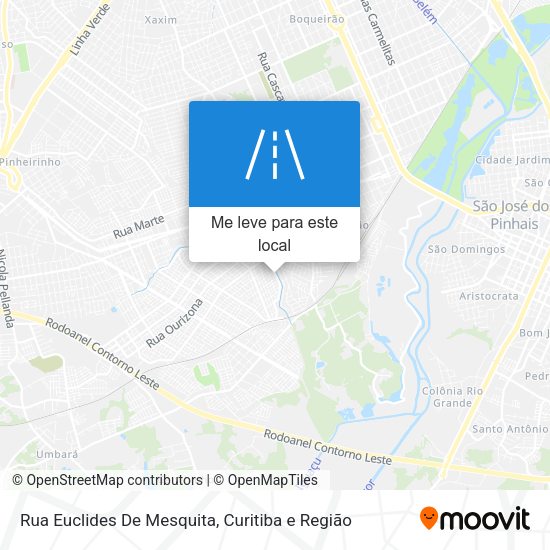 Rua Euclides De Mesquita mapa