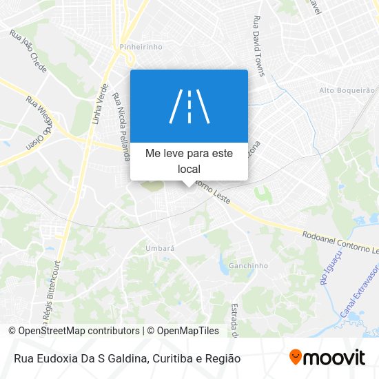 Rua Eudoxia Da S Galdina mapa