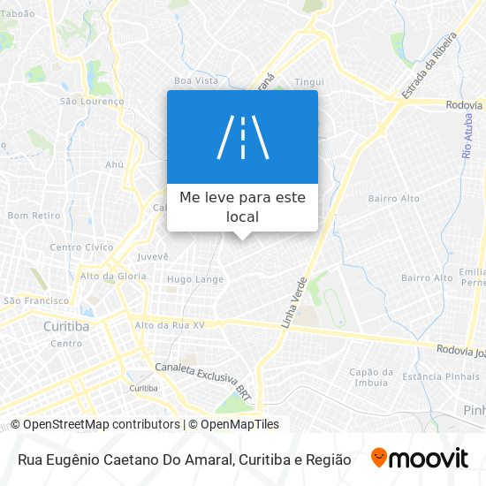 Rua Eugênio Caetano Do Amaral mapa