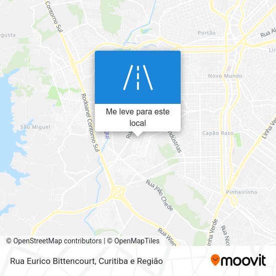 Rua Eurico Bittencourt mapa