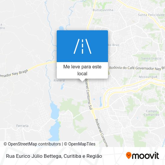 Rua Eurico Júlio Bettega mapa