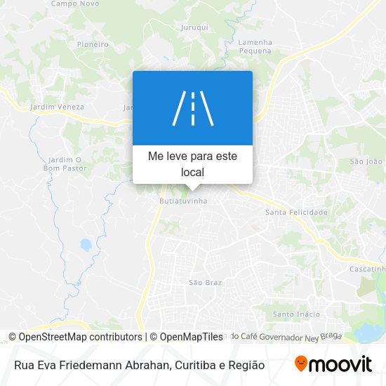 Rua Eva Friedemann Abrahan mapa