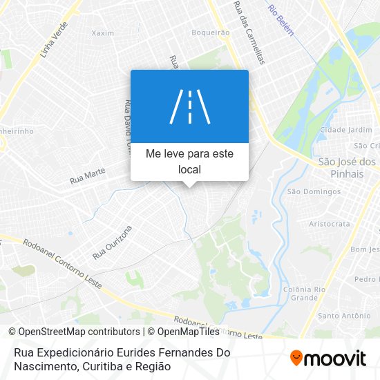 Rua Expedicionário Eurides Fernandes Do Nascimento mapa