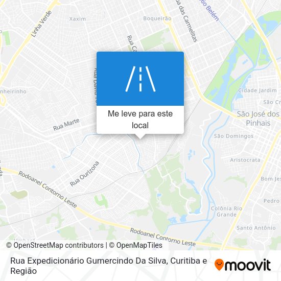 Rua Expedicionário Gumercindo Da Silva mapa