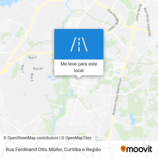 Rua Ferdinand Otto Müller mapa