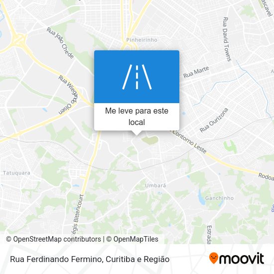 Rua Ferdinando Fermino mapa