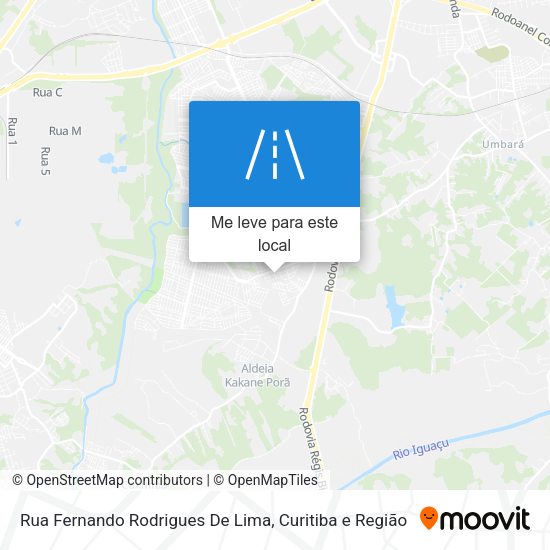 Rua Fernando Rodrigues De Lima mapa