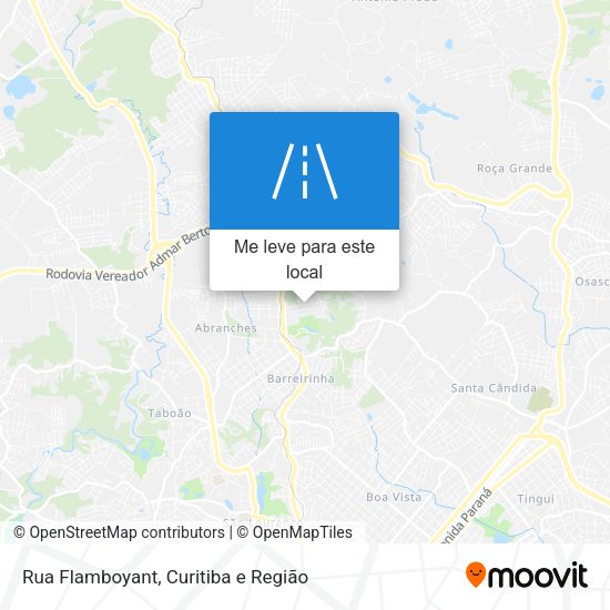 Rua Flamboyant mapa