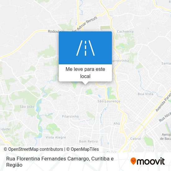 Rua Florentina Fernandes Camargo mapa