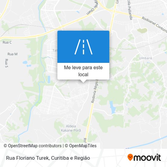 Rua Floriano Turek mapa