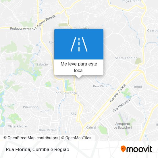 Rua Flórida mapa