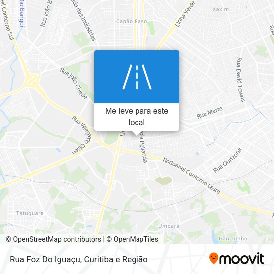 Rua Foz Do Iguaçu mapa