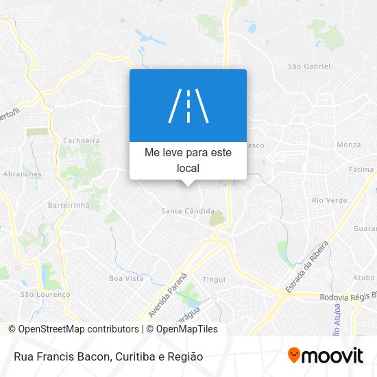 Rua Francis Bacon mapa