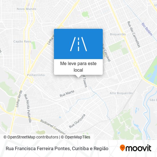 Rua Francisca Ferreira Pontes mapa