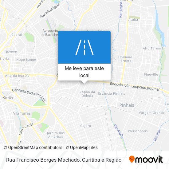 Rua Francisco Borges Machado mapa