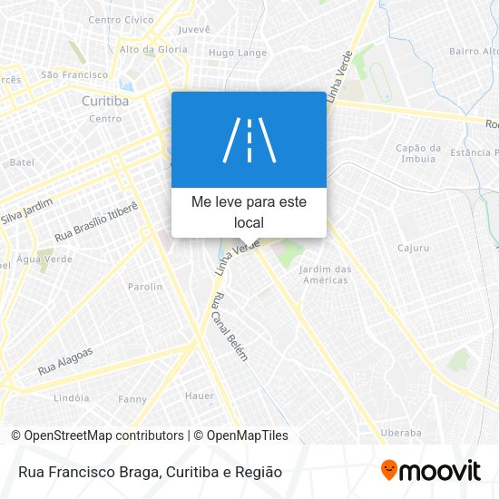 Rua Francisco Braga mapa