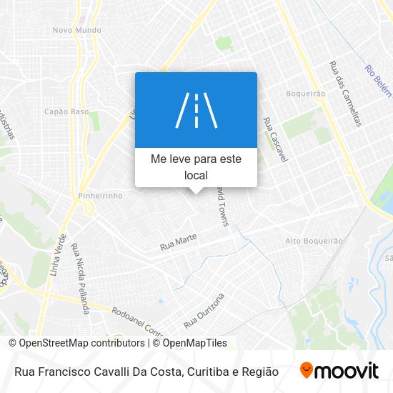 Rua Francisco Cavalli Da Costa mapa