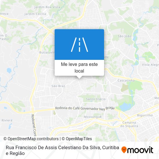 Rua Francisco De Assis Celestiano Da Silva mapa