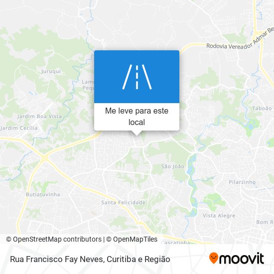 Rua Francisco Fay Neves mapa